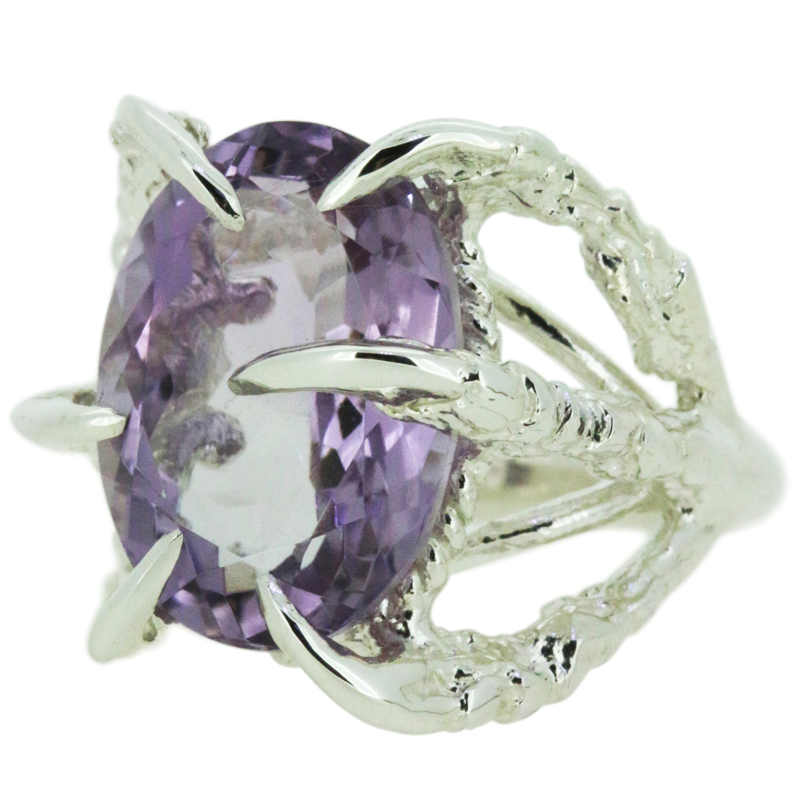 Amethyst Deborah Ring - Silver