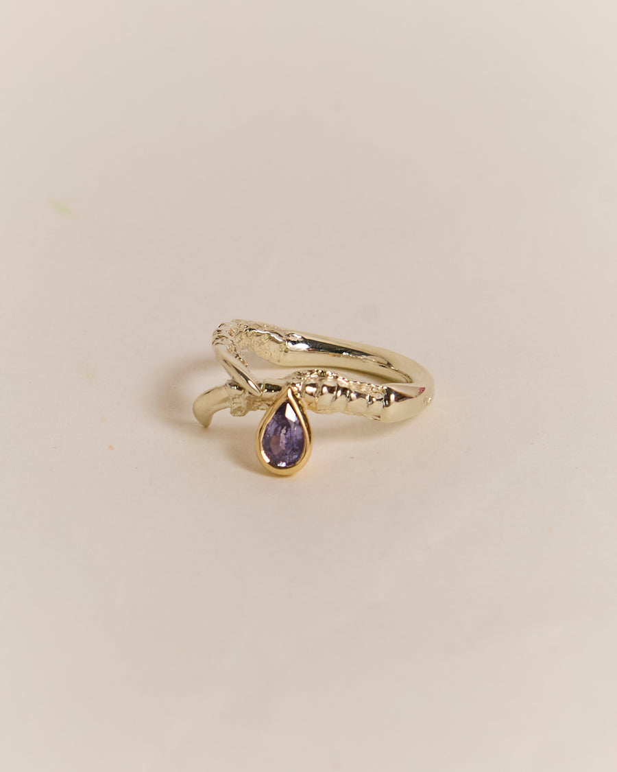 Violet Sapphire Teardrop