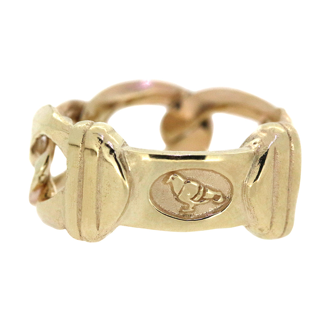 Heavy Chain Ring - 9ct Gold