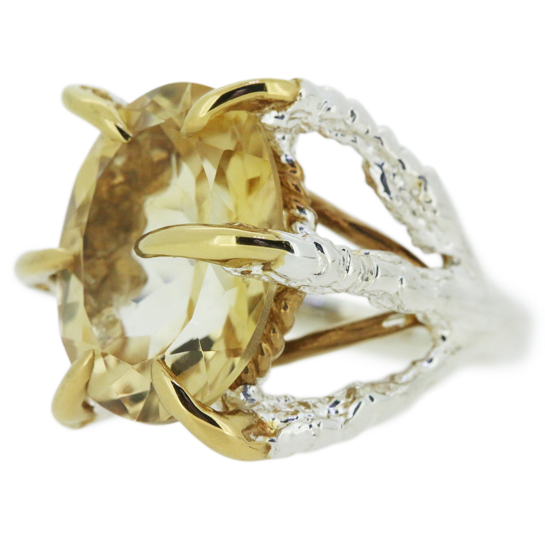 Citrine Deborah Ring