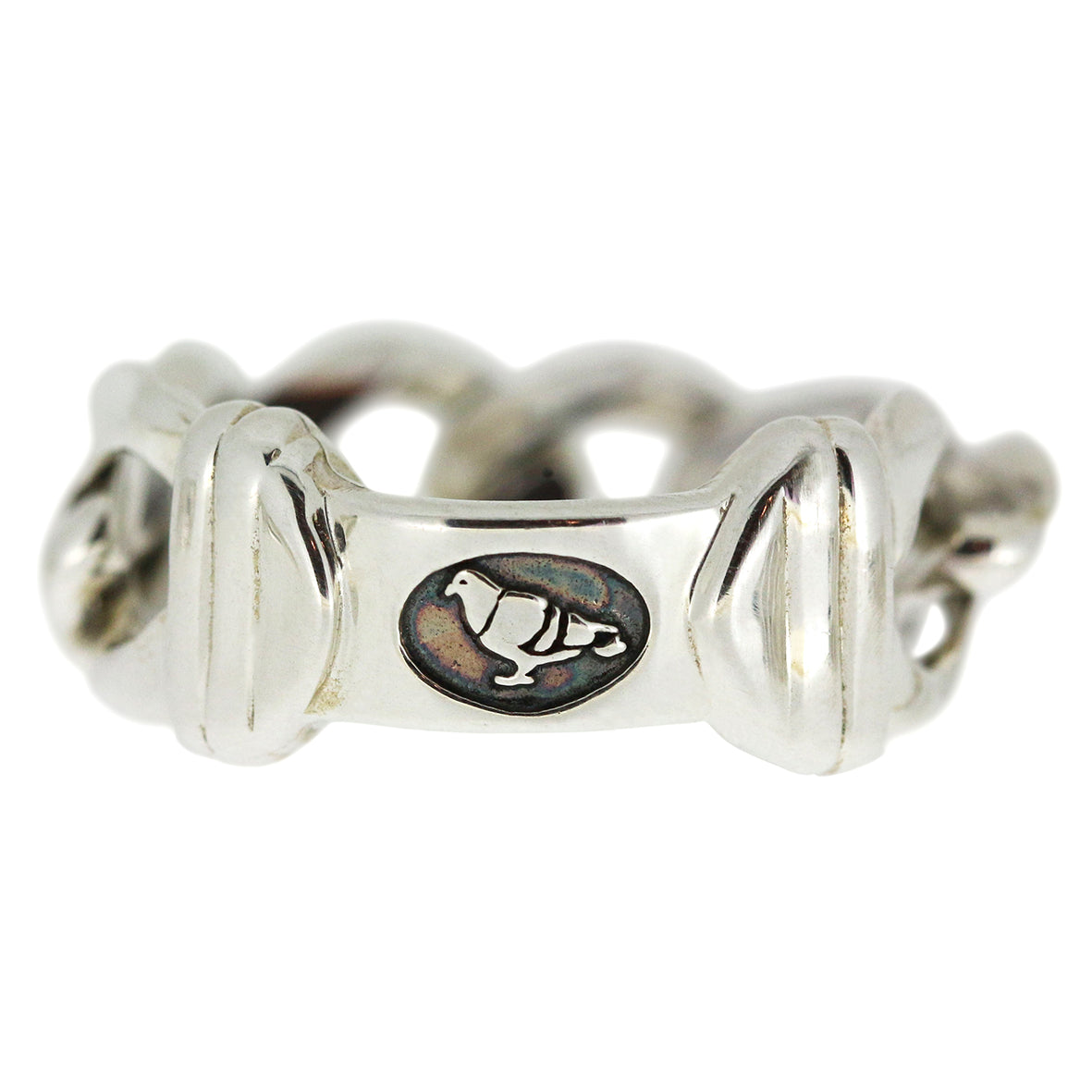 Heavy Chain Ring - Silver